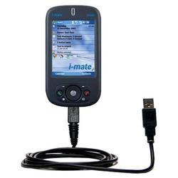 Gomadic Classic Straight USB Cable for the i-Mate JAMin with Power Hot Sync and Charge capabilities - Gomadi