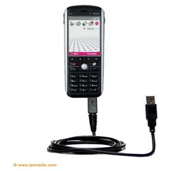 Gomadic Classic Straight USB Cable for the i-Mate SP3i with Power Hot Sync and Charge capabilities - Gomadic