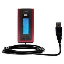 Gomadic Classic Straight USB Cable for the iRiver T20 with Power Hot Sync and Charge capabilities - Gomadic