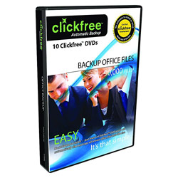 Clickfree DVD Office Backup - 10 Pack