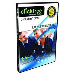 Clickfree DVD Office Backup - 3 Pack
