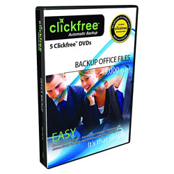 Clickfree DVD Office Backup - 5 Pack