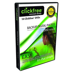Clickfree DVD Photo Backup - 10 Pack