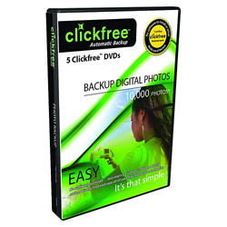 Clickfree DVD Photo Backup - 5 Pack