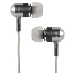 Coby Electronics CV-EM76 Stereo Earphone - Connectivit : Wired - Stereo - Ear-bud - Silver