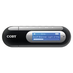 Coby Electronics MP-305 2GB Flash MP3 Player - FM Tuner - 2GB Flash Memory - LCD - Black