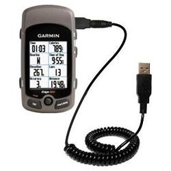 Gomadic Coiled USB Cable for the Garmin Edge with Power Hot Sync and Charge capabilities - Brand w/
