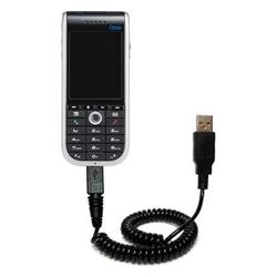 Gomadic Coiled USB Cable for the Qtek 8310 with Power Hot Sync and Charge capabilities - Brand w/ Ti