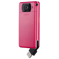 Creative Labs Creative Vado Pocket Video Cam - Pink