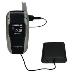 Gomadic Emergency AA Battery Charge Extender for the Samsung SGH-X506 - Brand w/ TipExchange Technol