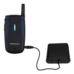 Gomadic Emergency AA Battery Charge Extender for the UTStarcom CDM 120 - Brand w/ TipExchange Techno