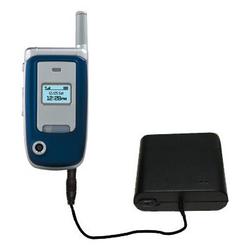 Gomadic Emergency AA Battery Charge Extender for the UTStarcom CDM 8910 - Brand w/ TipExchange Techn