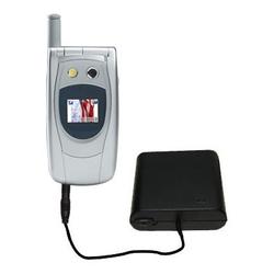 Gomadic Emergency AA Battery Charge Extender for the UTStarcom CDM 9900 - Brand w/ TipExchange Techn
