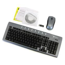 ERGOTRON Ergotron Wireless Keyboard and Mouse - Keyboard - Wireless - 103 Keys - Mouse - Optical - USB - Receiver
