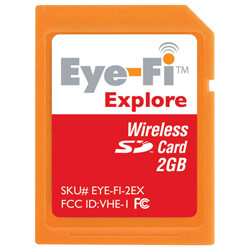 EYE-FI Eye-Fi Explore Network adapter - SD - 802.11b, 802.11g