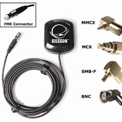 Gilsson Universal High Performance GPS antenna with 4 adapters to fit almost all popular GPS brands