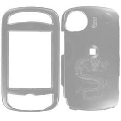 Wireless Emporium, Inc. HTC Mogul XV6800/PPC6800/P4000 Silver Laser Dragon Snap-On Protector Case Faceplate