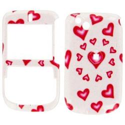 Wireless Emporium, Inc. HTC T-Mobile Dash S620/S621 (Excalibur) Glitter Hearts Snap-On Protector Case Faceplate