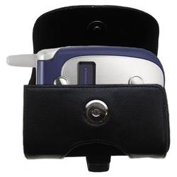 Gomadic Horizontal Leather Case with Belt Clip/Loop for the Cingular V551