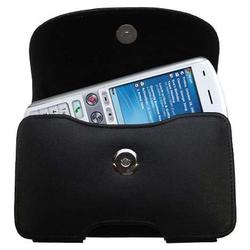 Gomadic Horizontal Leather Case with Belt Clip/Loop for the HTC Amadeus