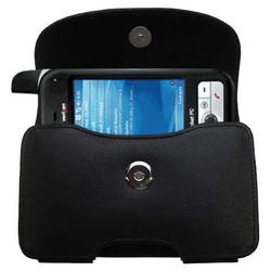 Gomadic Horizontal Leather Case with Belt Clip/Loop for the HTC Apache