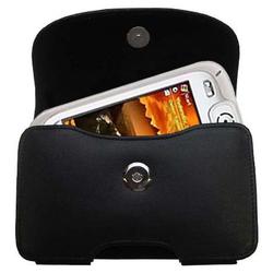 Gomadic Horizontal Leather Case with Belt Clip/Loop for the HTC Harrier Smartphone