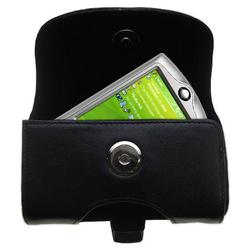 Gomadic Horizontal Leather Case with Belt Clip/Loop for the HTC P3350