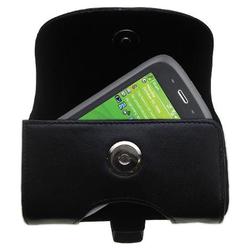 Gomadic Horizontal Leather Case with Belt Clip/Loop for the HTC P4350