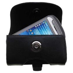 Gomadic Horizontal Leather Case with Belt Clip/Loop for the HTC Prodigy