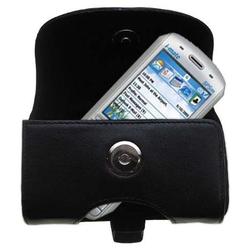 Gomadic Horizontal Leather Case with Belt Clip/Loop for the HTC Tornado