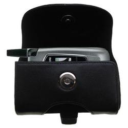 Gomadic Horizontal Leather Case with Belt Clip/Loop for the Kyocera KX160