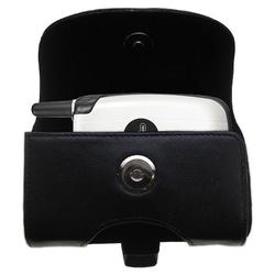 Gomadic Horizontal Leather Case with Belt Clip/Loop for the Kyocera Oystr