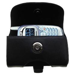 Gomadic Horizontal Leather Case with Belt Clip/Loop for the Kyocera Phantom