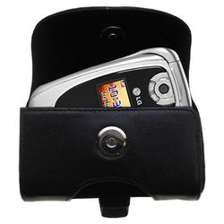 Gomadic Horizontal Leather Case with Belt Clip/Loop for the LG 225