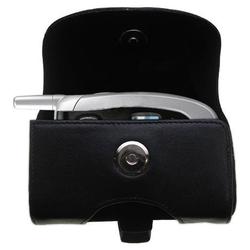 Gomadic Horizontal Leather Case with Belt Clip/Loop for the LG CG300