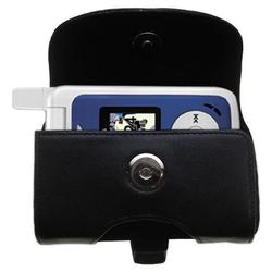 Gomadic Horizontal Leather Case with Belt Clip/Loop for the LG Fusic