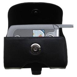 Gomadic Horizontal Leather Case with Belt Clip/Loop for the Motorola Hollywood E816