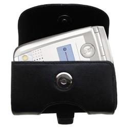 Gomadic Horizontal Leather Case with Belt Clip/Loop for the Motorola MPx220