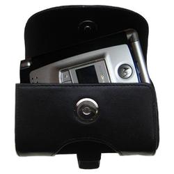 Gomadic Horizontal Leather Case with Belt Clip/Loop for the Motorola MPx300