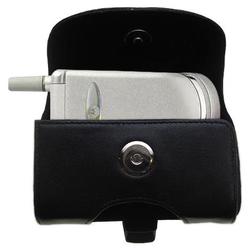 Gomadic Horizontal Leather Case with Belt Clip/Loop for the Motorola V150