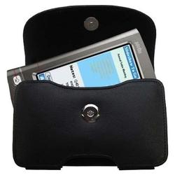 Gomadic Horizontal Leather Case with Belt Clip/Loop for the PalmOne palm Tungsten T3