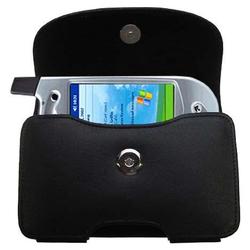 Gomadic Horizontal Leather Case with Belt Clip/Loop for the Qtek 1010