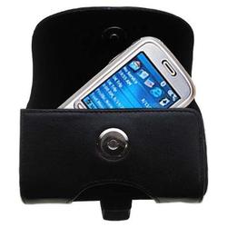 Gomadic Horizontal Leather Case with Belt Clip/Loop for the Qtek 8200