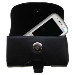 Gomadic Horizontal Leather Case with Belt Clip/Loop for the Qtek 8300