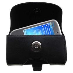Gomadic Horizontal Leather Case with Belt Clip/Loop for the Qtek S110