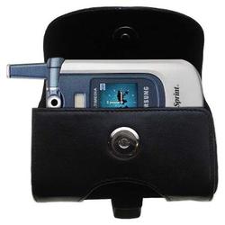 Gomadic Horizontal Leather Case with Belt Clip/Loop for the Samsung A700