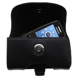 Gomadic Horizontal Leather Case with Belt Clip/Loop for the Samsung Helio Drift SPH-503