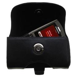 Gomadic Horizontal Leather Case with Belt Clip/Loop for the Samsung Nimbus U420