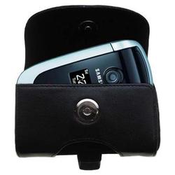 Gomadic Horizontal Leather Case with Belt Clip/Loop for the Samsung PM-A840