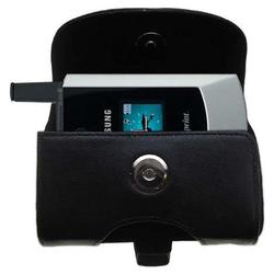 Gomadic Horizontal Leather Case with Belt Clip/Loop for the Samsung SCH-A795